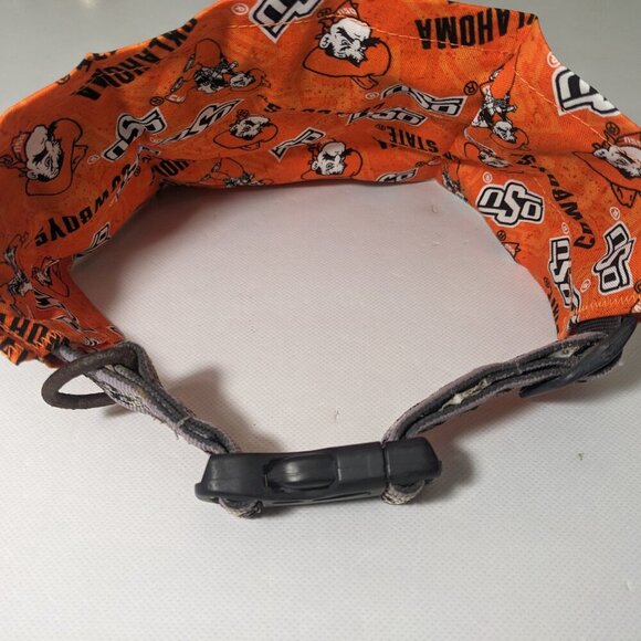 NEW- Homemade OSU Oklahoma State Cowboys Dog Bandana (12" x 8") Size L-XL - Picture 6 of 7